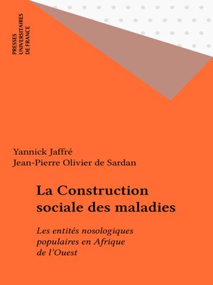 cover image of La Construction sociale des maladies